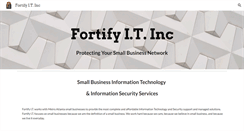 Desktop Screenshot of fortifyit.biz